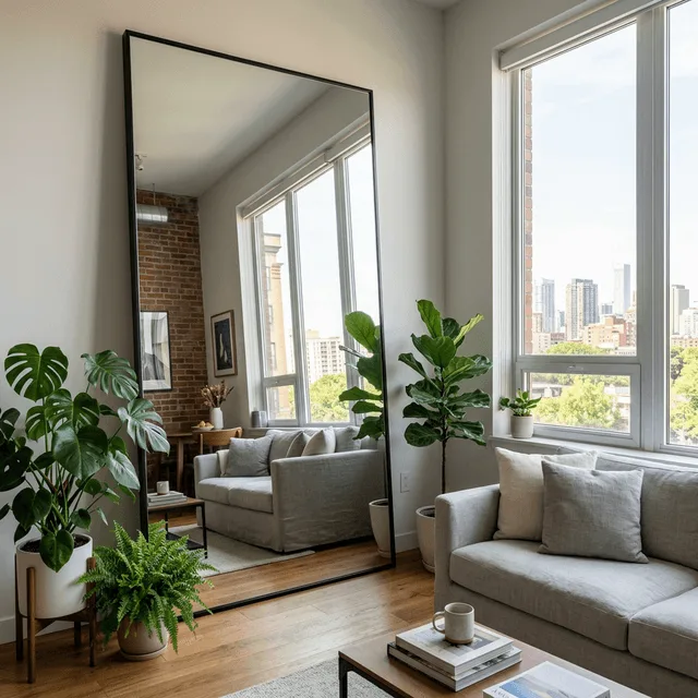 7 Best Ways to Use Mirrors in Small Studio Apartments 1 mirrors in small studio apartments