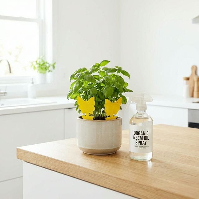 Cozy studio apartment balancing a reptile terrarium, a bird cage, and safe hanging indoor plants