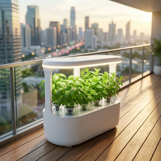 Cozy studio apartment balancing a reptile terrarium, a bird cage, and safe hanging indoor plants
