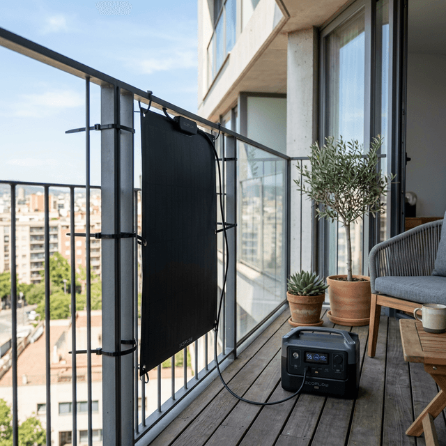 best balcony solar panels for renters