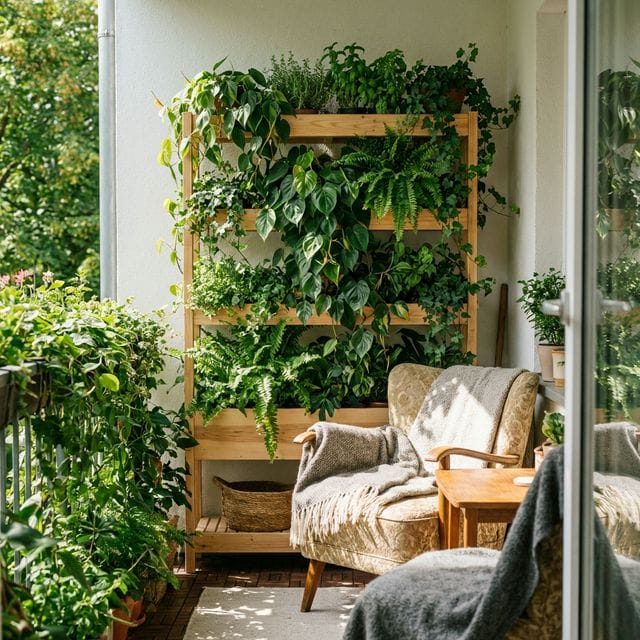 Renter Friendly Vertical Garden Wall No Drilling