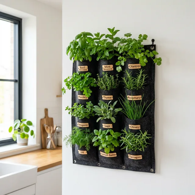 DIY Indoor Herb Wall for Renters: No-Drill Vertical Garden Under $25 1 diy indoor herb wall