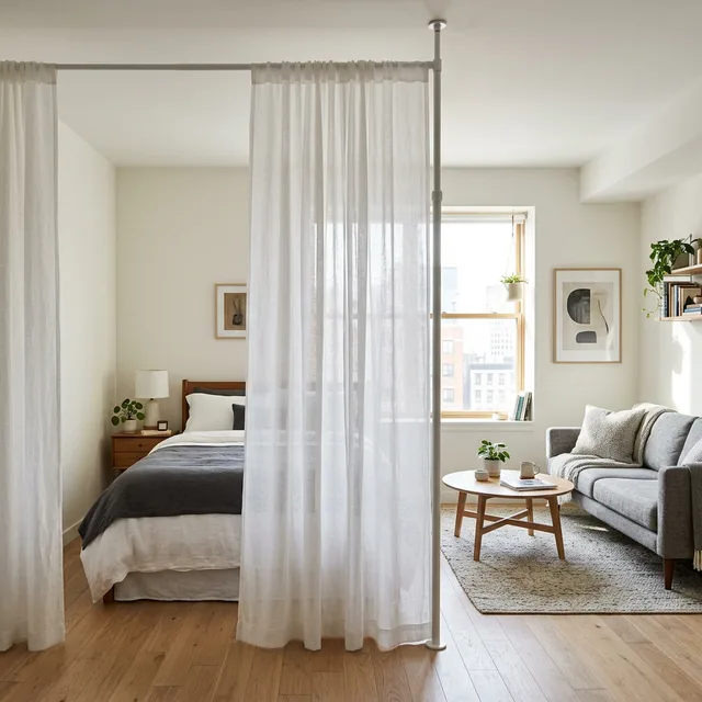 5 Best Renter Friendly Tension Rod Room Dividers 9 5 Best Renter Friendly Tension Rod Room Dividers