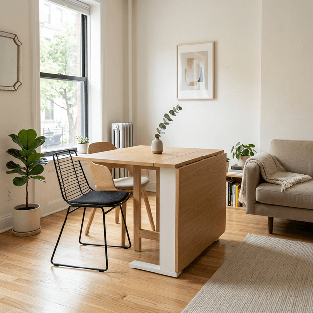 best space-saving dining tables small apartments