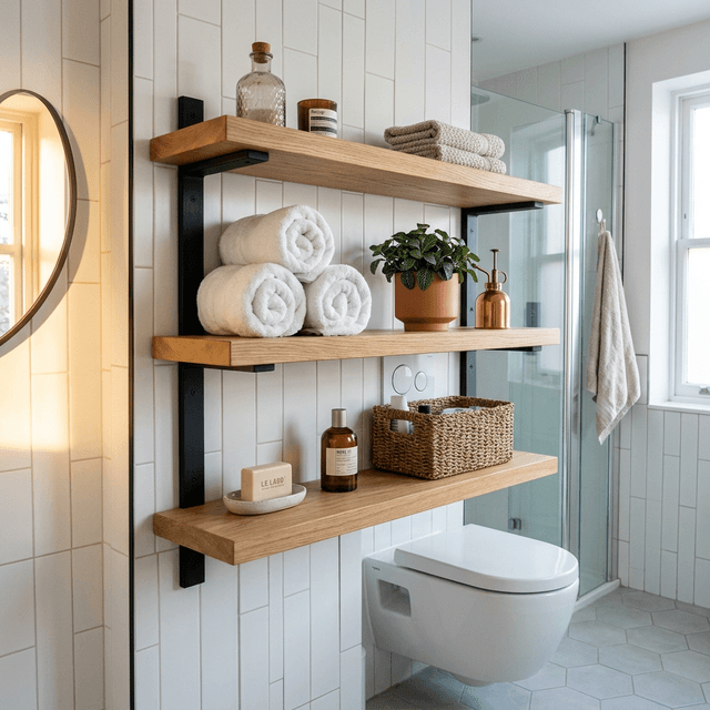 over the toilet storage that doesnt look cheap