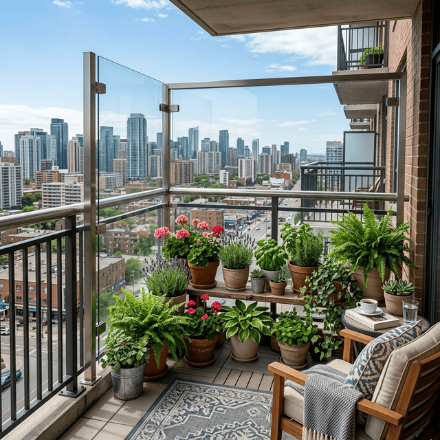 protect balcony plants from wind high rise