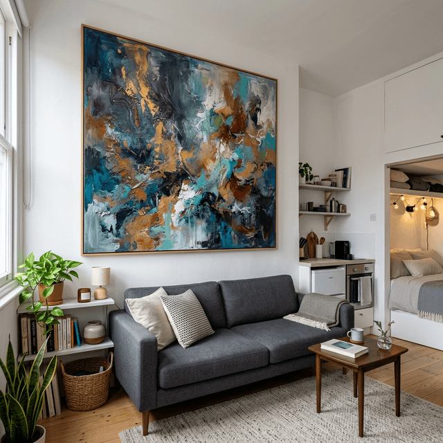 large art for small apartments