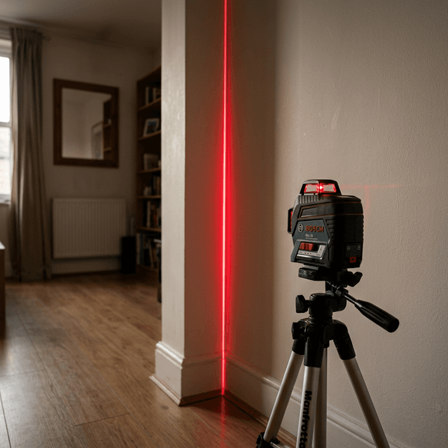 Laser Level on Tripod