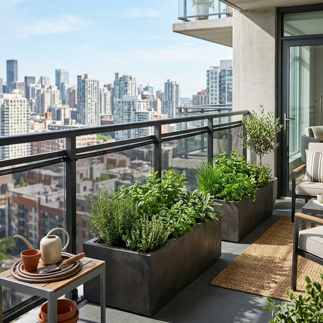 Protect Balcony Plants from Wind High Rise: Smart Setup 2 balcony plants from wind high rise