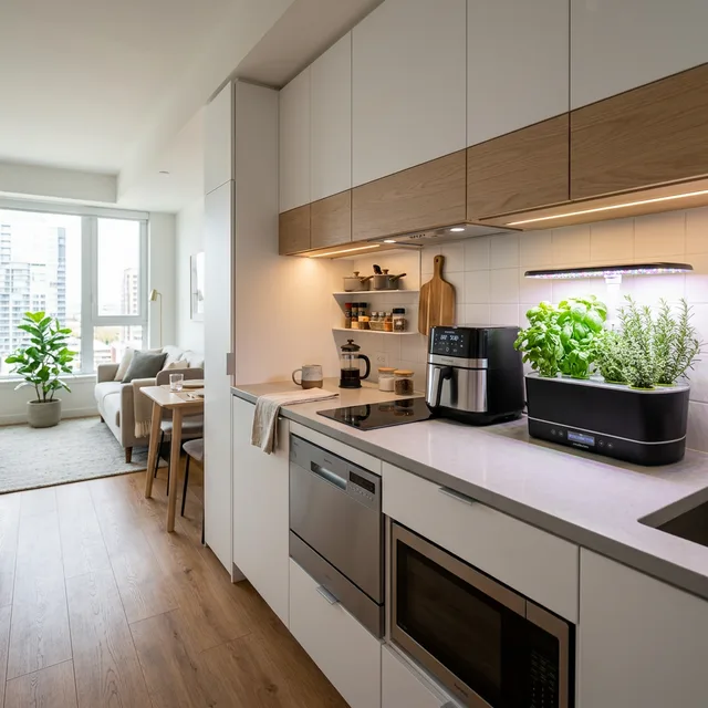 smart kitchen small apartments gadgets 2026