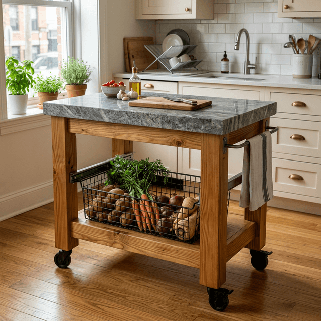 Linon Kitchen Island Granite Top