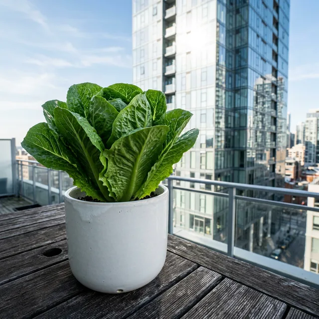 7 Best Wind-Resistant Vegetables for High-Rise Balconies (2026) 3 Little Gem Romaine Lettuce