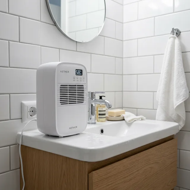 compact dehumidifier for apartment bathroom no vent