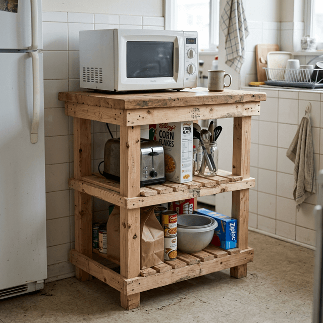 Amazon Basics Classic Rolling Kitchen Cart