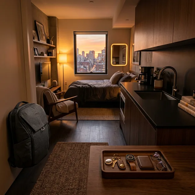 evening reset habit for micro apartments
