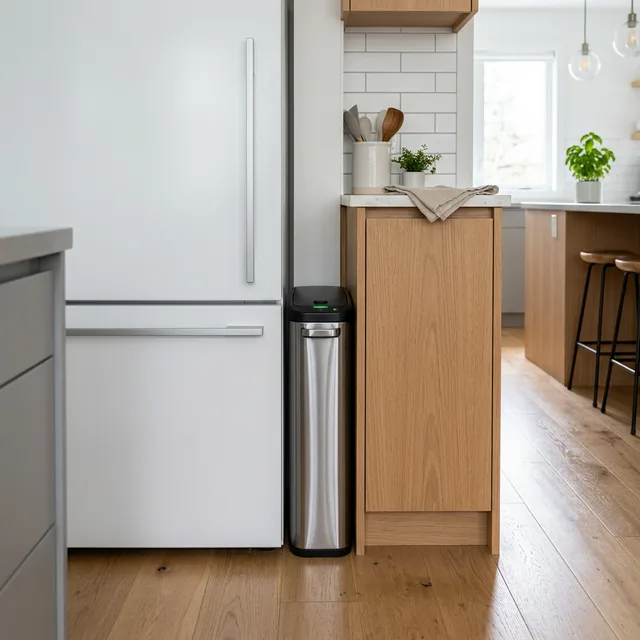 5 Best Slim Trash Can with Odor Filter for Micro Kitchens 2 best slim trash can with odor filter for micro kitchens