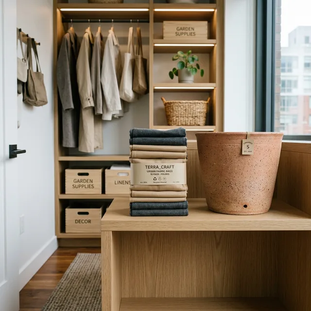 Comparison of empty grow bags vs bulky pots