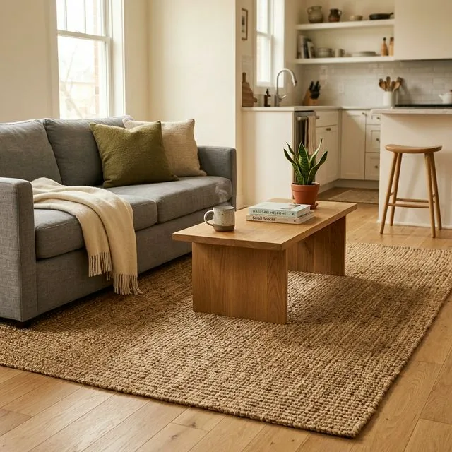 Studio Apartment Layout Ideas That Actually Work (2026 Guide) 2 studio apartment layout rug zone method