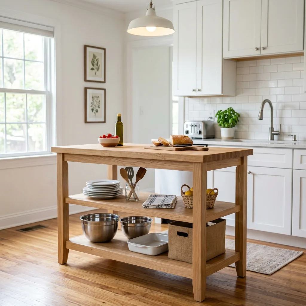 Freestanding Kitchen Island: 7 Best for Small Kitchens (2026) 6 freestanding kitchen island budget kitchen basics