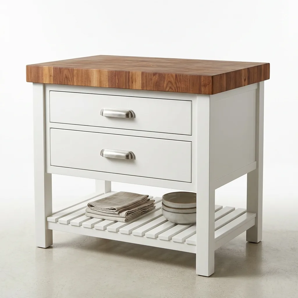 Freestanding Kitchen Island: 7 Best for Small Kitchens (2026) 2 freestanding kitchen island crosley alexandria