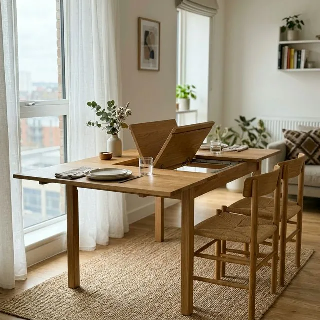 extendable dining table small apartment