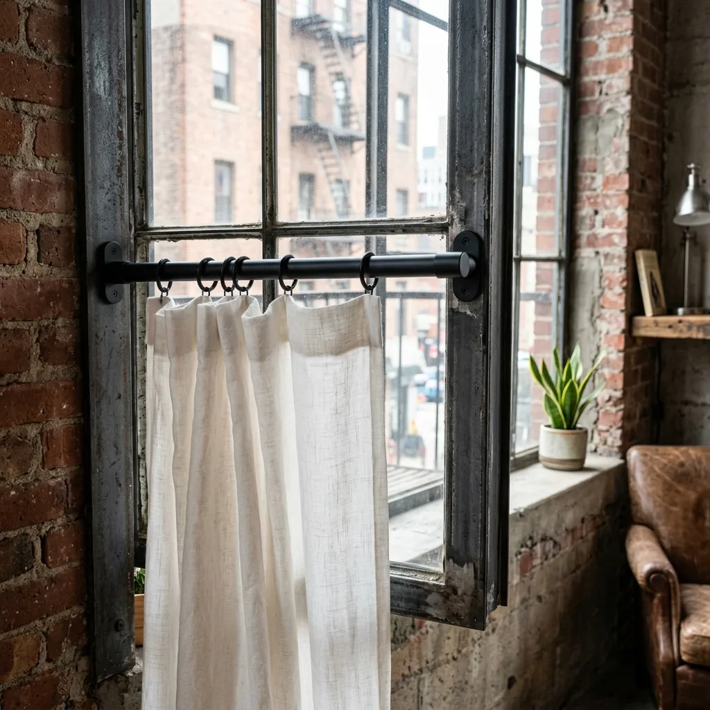 7 Best Renter Friendly Curtains (No Drilling Required) 2026 6 renter friendly magnetic curtain rod metal