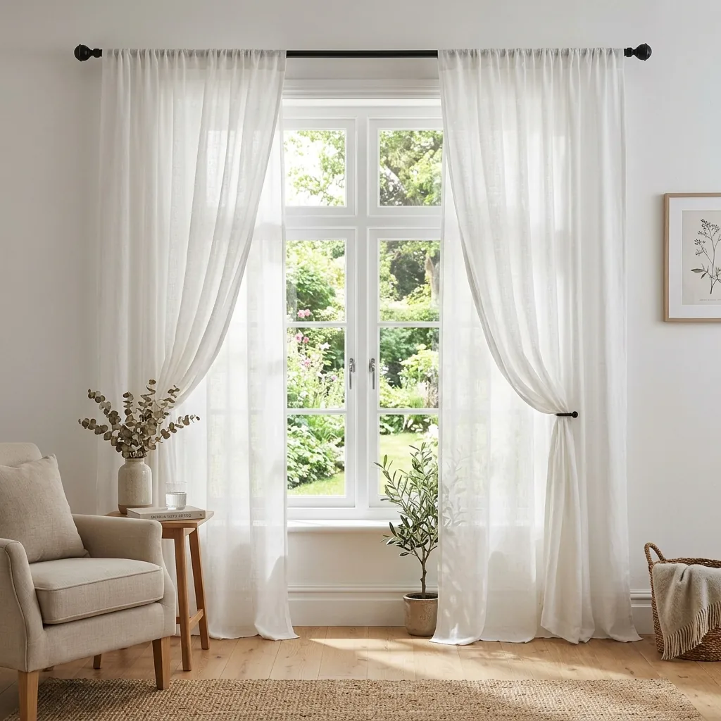 7 Best Renter Friendly Curtains (No Drilling Required) 2026 5 renter friendly sheer curtains privacy