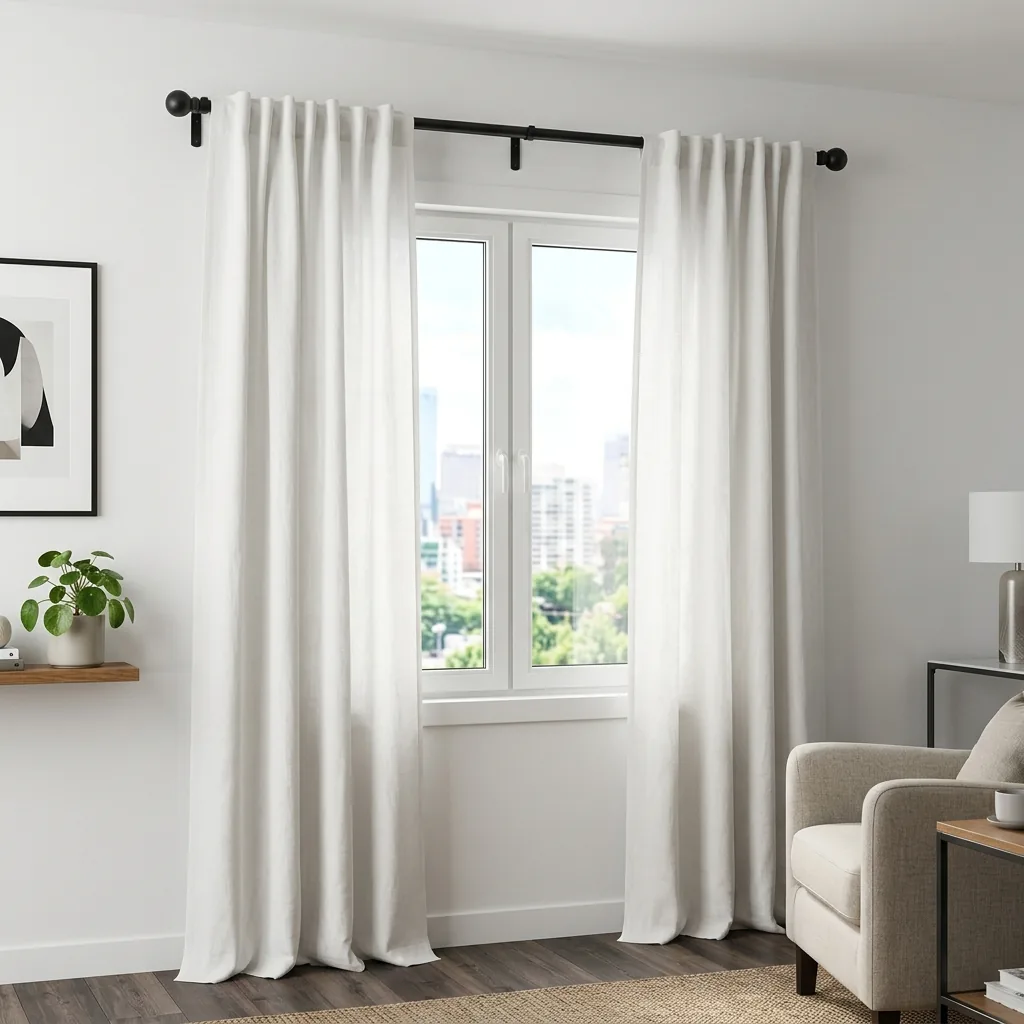 7 Best Renter Friendly Curtains (No Drilling Required) 2026 3 renter friendly curtains umbra command strip rod
