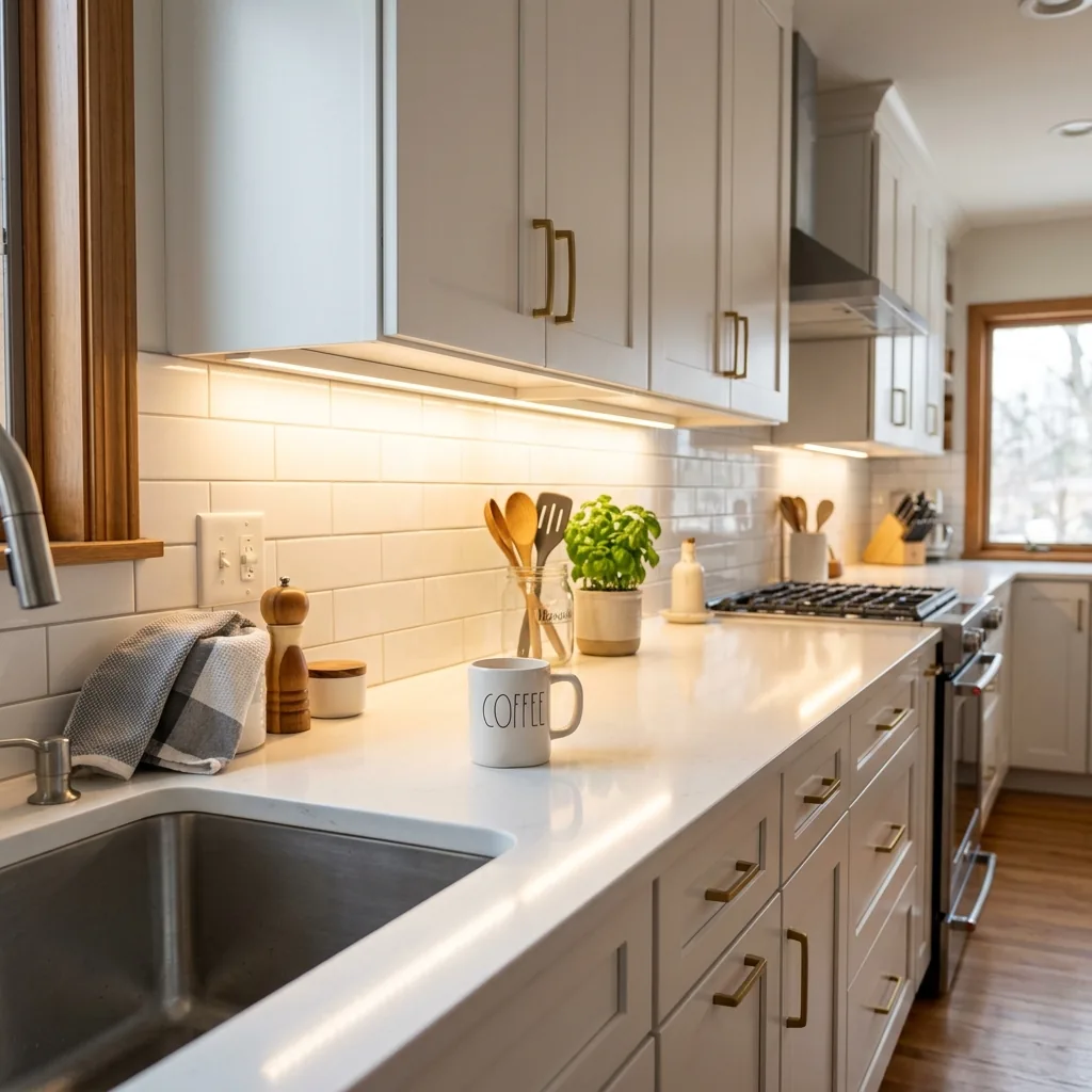 Renter Friendly Lighting: 7 No-Hardwire Solutions (2026) 5 renter friendly lighting kitchen led