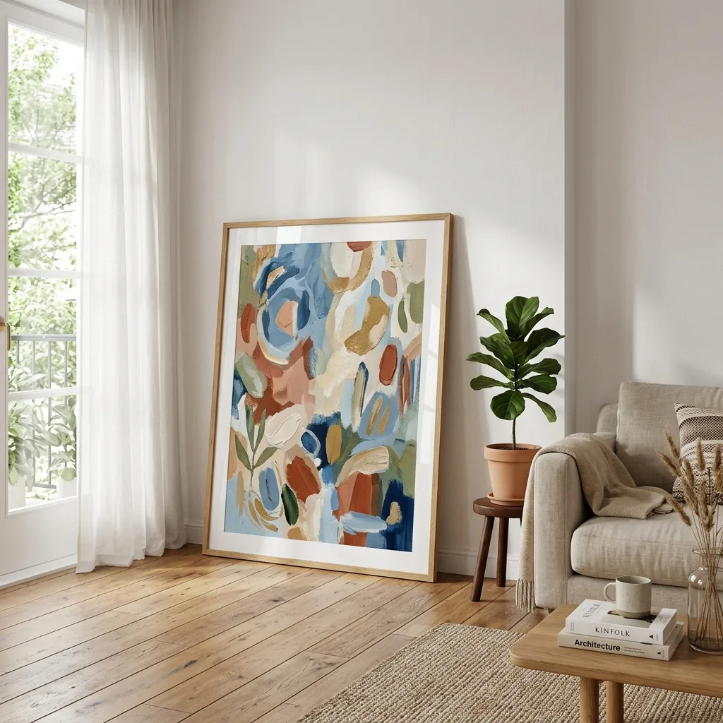 Renter Friendly Wall Decor: 20 No-Drill Ideas That Work (2026) 6 renter friendly wall decor leaning