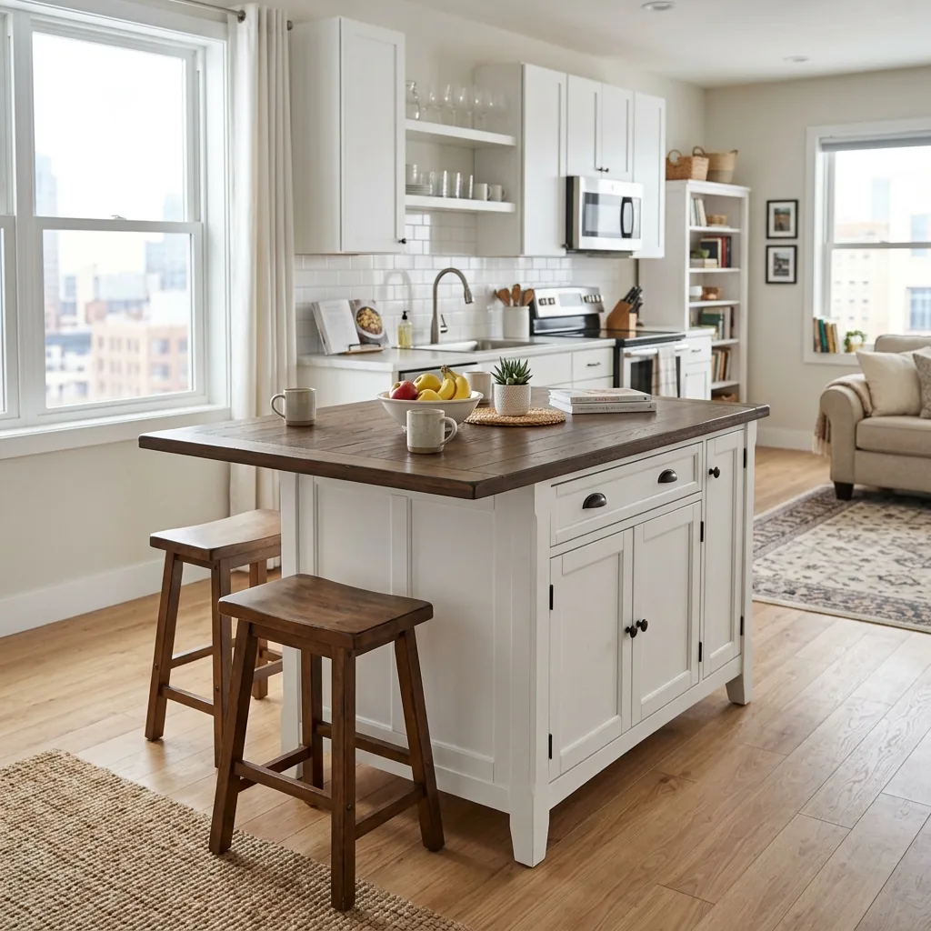 rolling kitchen island with seating breakfast bar