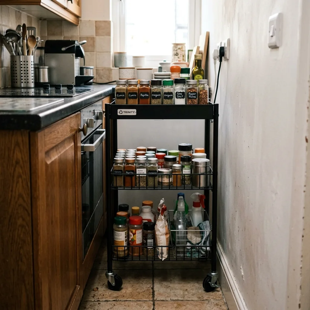 rolling kitchen island trinity